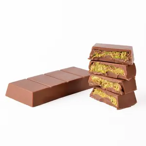 Dubai Chocolate PREMIUM Kunafa Pistachio Bar (100 gr (3.25 oz))