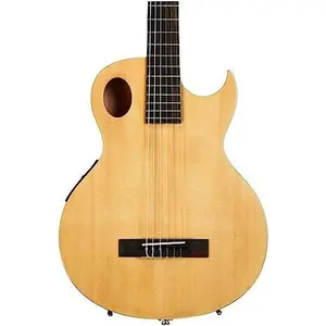 Washburn Festival Series Nylon String Cutaway Classical Acoustic Electric Guitar, Natural (EACT42S-A-U)