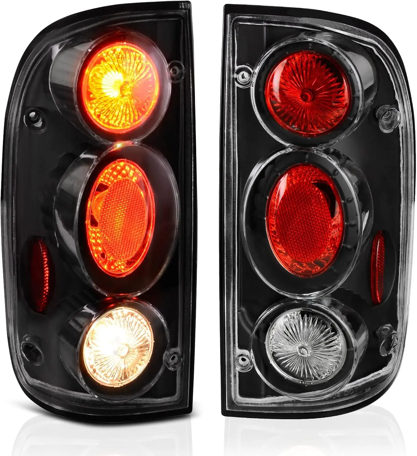 OEDRO Tail Lights Assembly for Toyota Tacoma 2001-2004 Weatherproof & Impact Resistant
