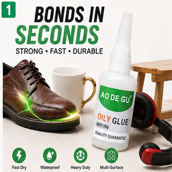 Heavy Duty Super Glue for Shoes, Plastic, Metal, Wood & Ceramic | Fast Dry Waterproof Instant Repair Adhesive