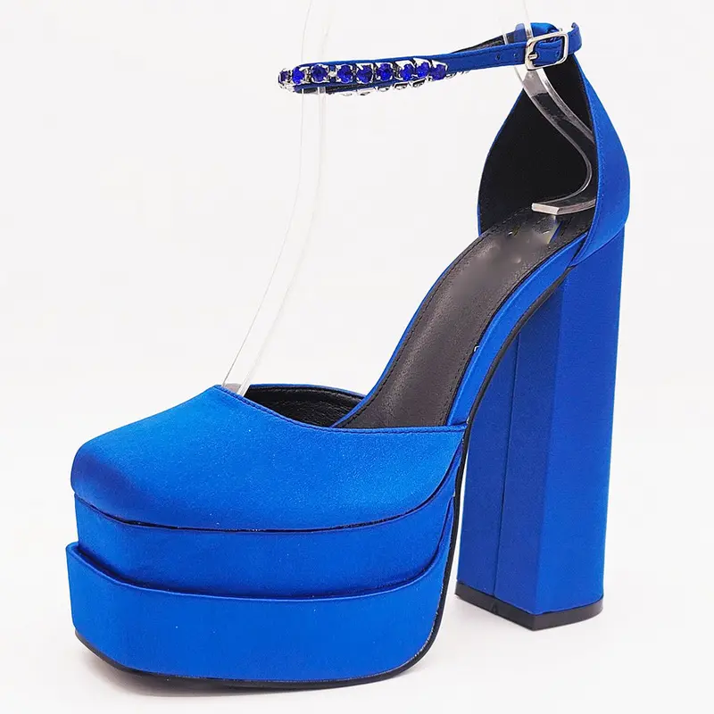 royal blue dress silver shoes Blue Dress with Silver Heels