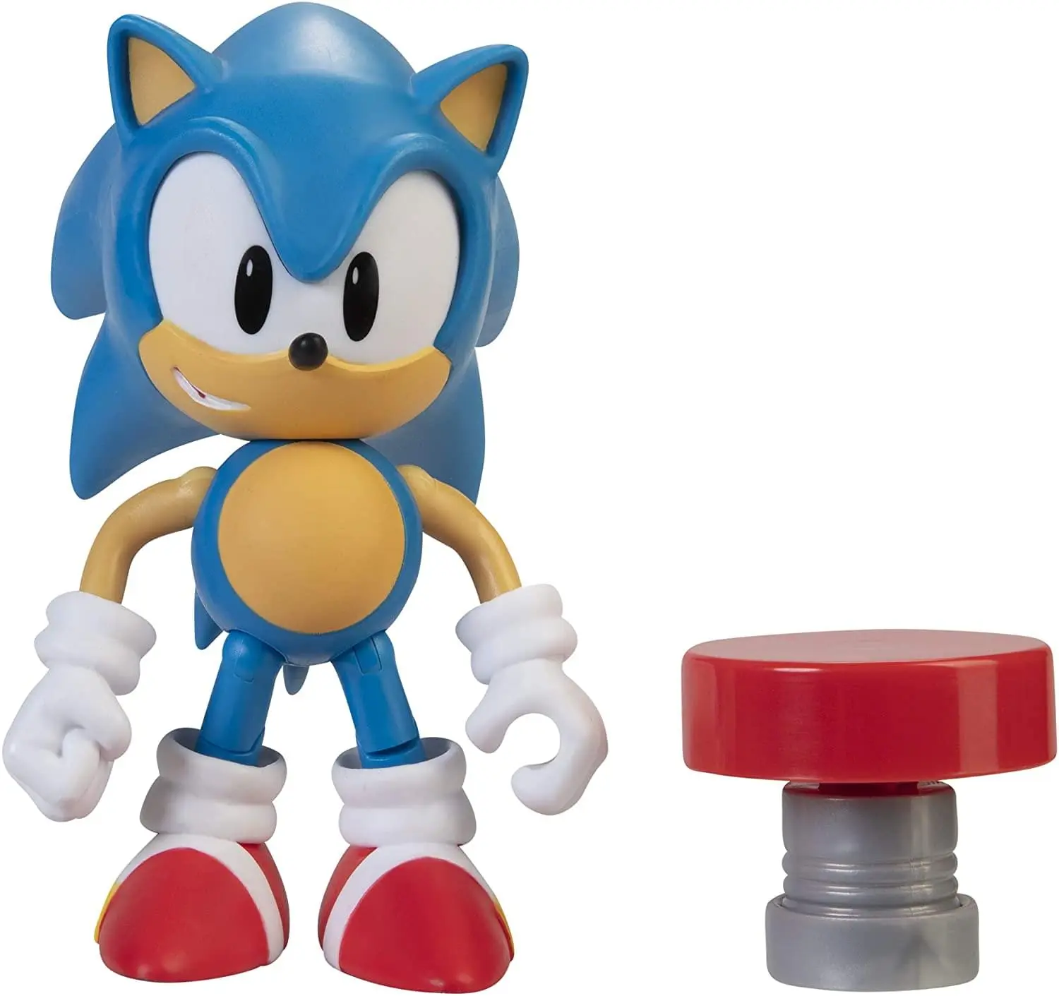 Sonic the Hedgehog 4-inch Collectible Action Figure, Classic Themed Figurine, Suitable for Age 3+