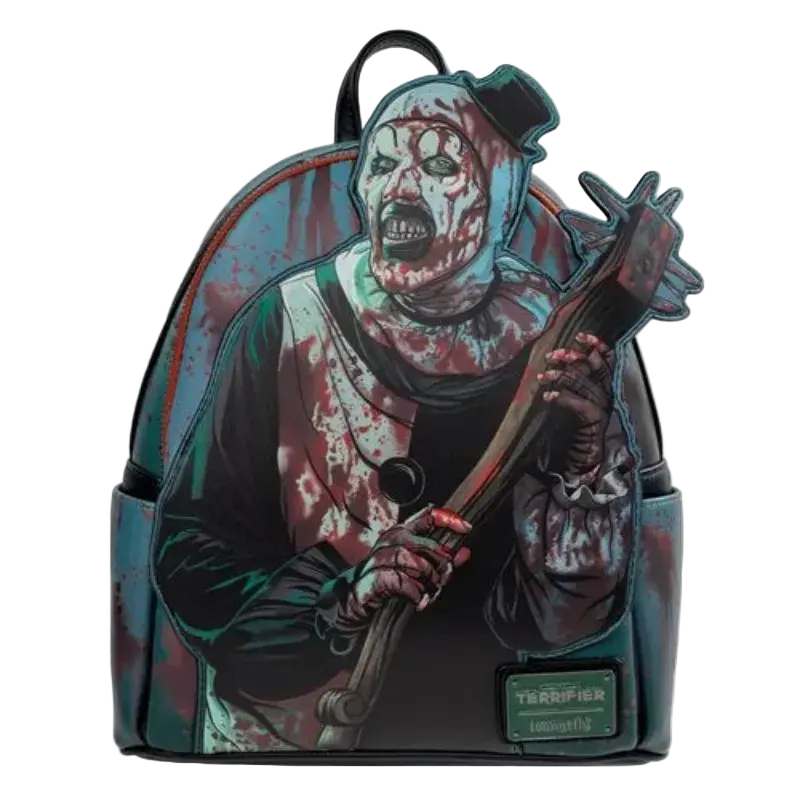 Terrifier Art the Clown Glow-in-the-Dark Mini Backpack Loungefly