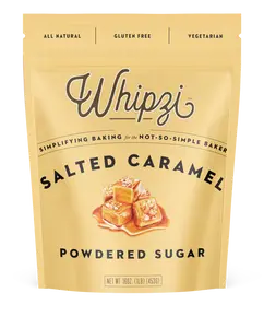 Whipzi® Salted Caramel Flavor Powdered Sugar - Sweet & Salty Baking Magic