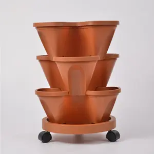 Balcony Vegetable Planting Pot, Space-Saving Plastic Flower Pot, Creative Vertical Garden Planter Box, Ideal for Balconies and Small Spaces