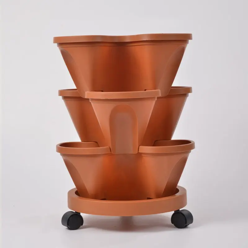 Balcony Vegetable Planting Pot, Space-Saving Plastic Flower Pot, Creative Vertical Garden Planter Box, Modern Plant Pot, Ideal for Balconies and Small Spaces