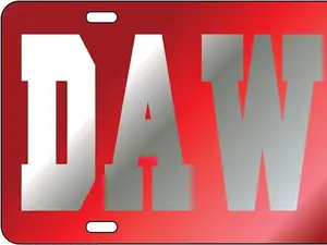 University of Georgia "DAWGS" Laser License Plate