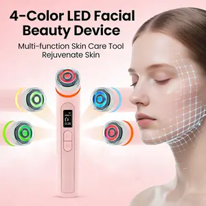 Multifunctional Four-Color Beauty Instrument, Enhances Absorption, Brightens Skin, Improves Elasticity, Ideal Gift for Girlfriend and Mother