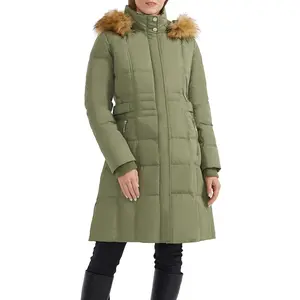 Orolay Women's Puffer Down Coat, Stylish Winter Jacket for Outdoor Activities, Ultimate Warmth, Waterproof, and Windproof Comfort Womenswear Tops