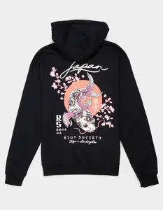 RIOT SOCIETY Koi Blossom Mens Hoodie