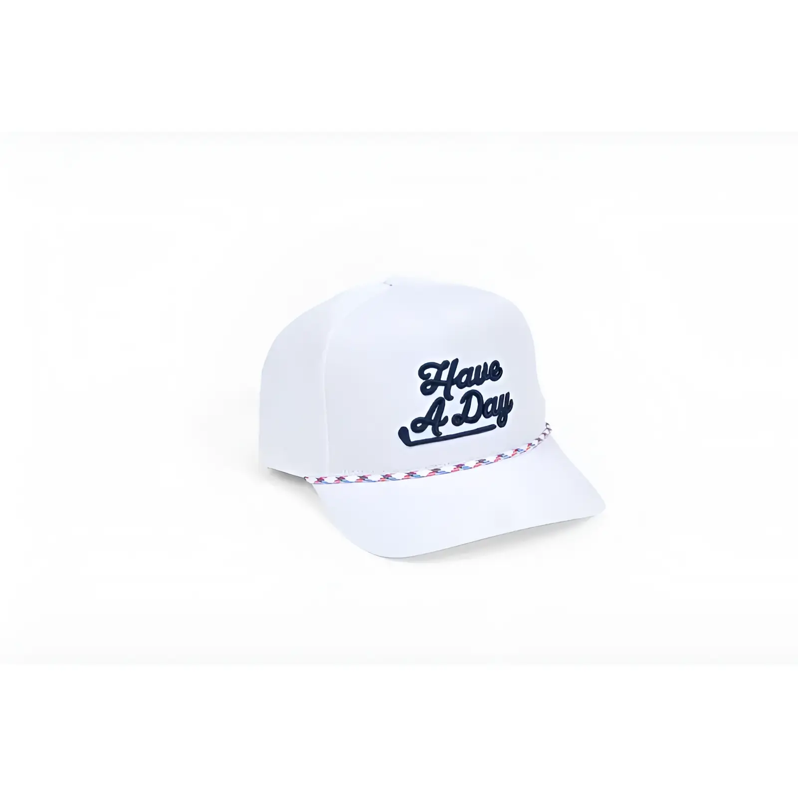 Have A Day Limited Edition Summer Rope Hat | Premium Patriotic Rope Golf Cap | Exclusive Country Club Summer Edition | Lightweight Adjustable Snapback Hat