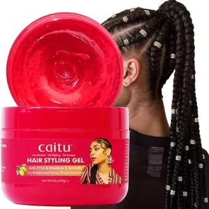 227g/8oz, Edge Control Gel, Molding Gel, Styling Hair Gel, Provides Firm Hold, Non-Greasy, with Silk Proteins and Abyssinian Oil, Excellent for Finger Waves, Braids, Locs, Coils, Twists, or any other Style, Smooth Down Edges and add a Sleek
