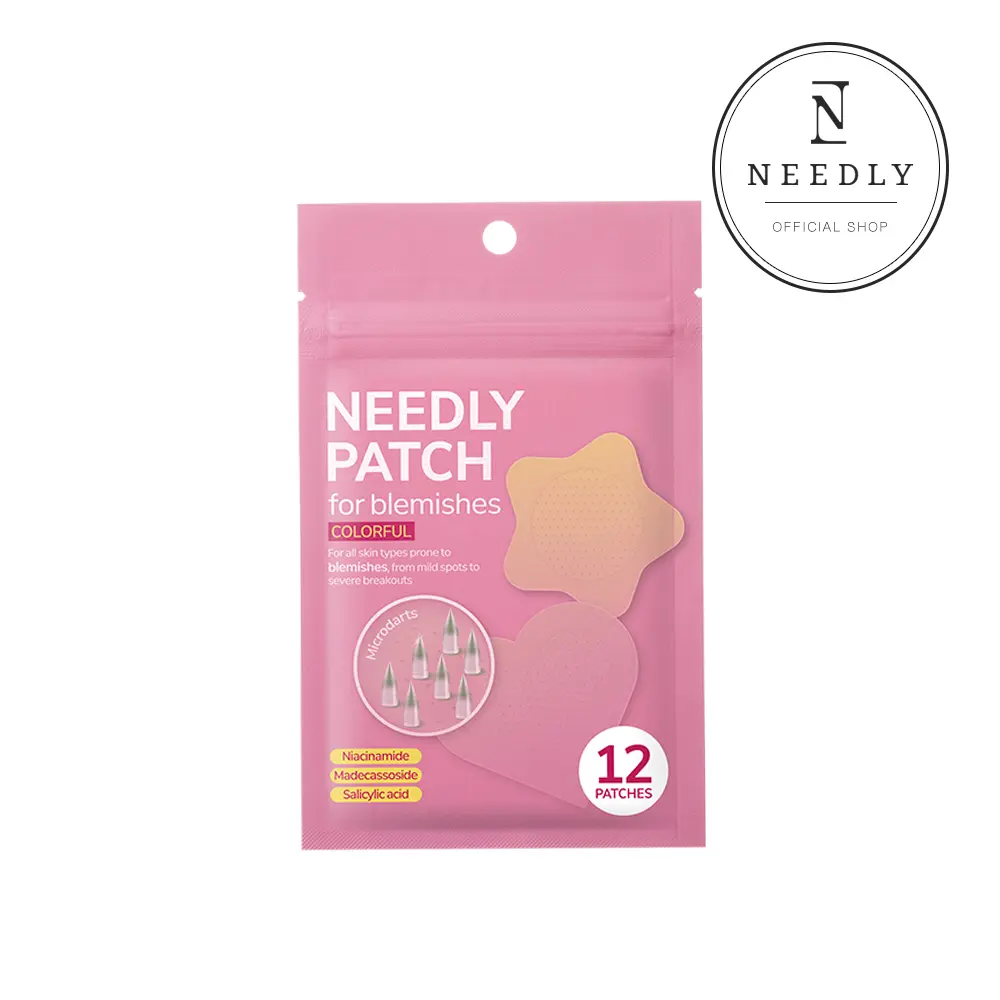 NEEDLY Colorful Hydrocolloid Microdart Patch | 12 Patches