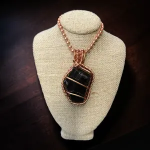 Juma Copper King Gemstone 24” Copper Necklace