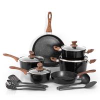 15 PCS Cookware Set-Black