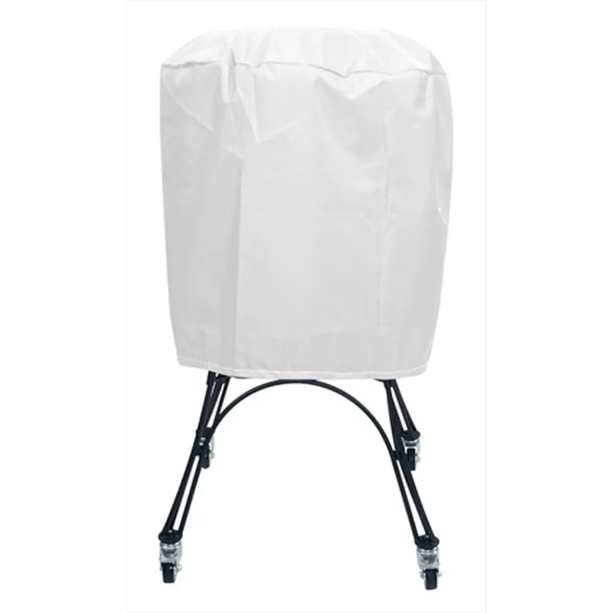 KoverRoos Weathermax Outdoor X-Large Smoker Cover - White, 24 Dia x 34 H in, Lightweight Breathable Fabric, 5-Year Color Retention, Protective Dust Covers, Drawstring Attachment System