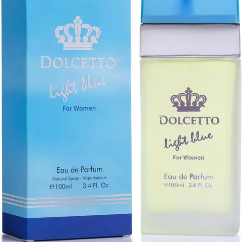 Dolcetto Light Blue Perfume - 3.4oz - EDP Women's Fragrance