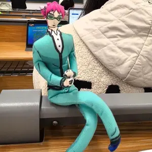 Anime The Disastrous Life of Saiki K Saiki Kusuo Cosplay Doll Twistable Shape Room Decoration Abstract Cartoon Figure Dolls Gift