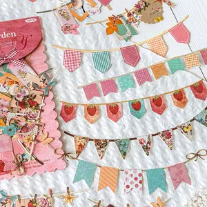 Cowhide Paper Cutout Long Strip Stickers, Sticker Packs, Handmade Party Series, 60 Sheets/set Multiple Colors Holiday Gift Christmas Decoration Accessories