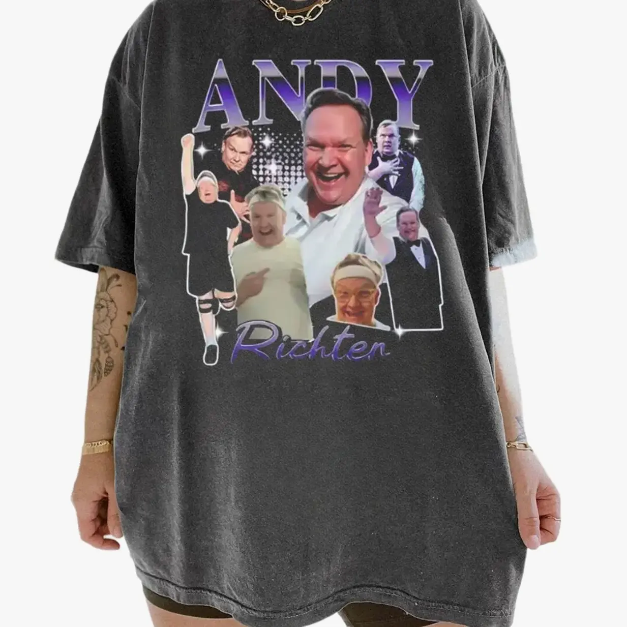 Andy Richter Actor Tv Show Funny T-Shirt, Funny Graphic Andy Tee Gift Apparel Cotton Casual Tee, Gift For Women, Gift For Man