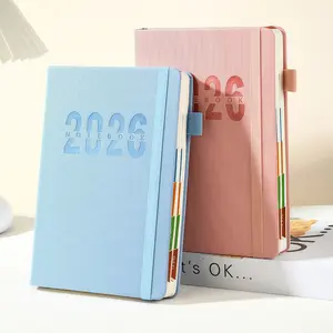 A5 Size Daily Planner Notebook, 2026 Full-Year Calendar, 80g Dorling Paper, Self-Discipline Stamping & Time Management Diary, Productivity Planner