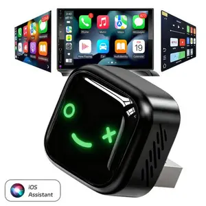 2026 Wireless CarPlay Adapter,Android Auto Compatible,for iPhone&Android,Plug and Play,Mini Size,WiFi and Bluetooth Stable Connection,Suitable for factory wired CarPlay cars,Carplay Dongle,Car Eelectronic Accessories(Not for Netflix/YouTube)