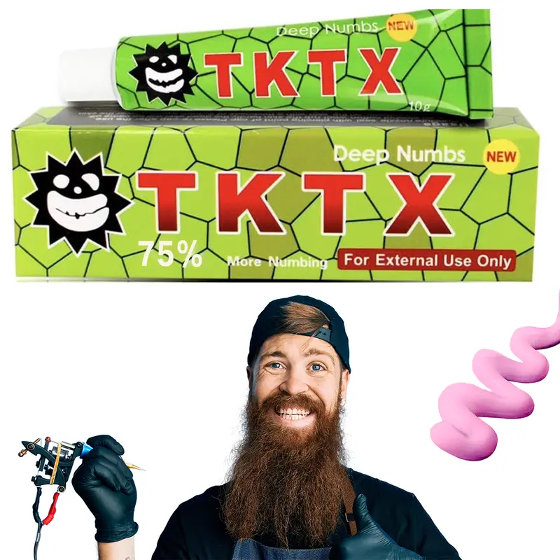 TKTX Tattoo Numbing Cream | Laser Removal | Waxing | Eyebrow Threading | Cosmetic Cream