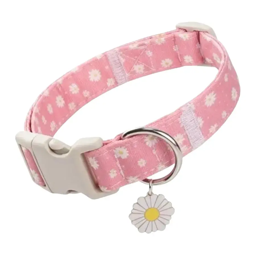 Quick-Release Pet Collar for Dogs - Cute, Durable, Chemical-Free, Puppy Safe, Compatible with Smart Devices (Fits Small, Medium, Large Breeds)