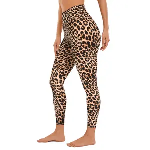 SHOWITTY High Waisted Leggings for Women - Soft Opaque SlimTummy Control Printed Pants for Running Cycling Yoga