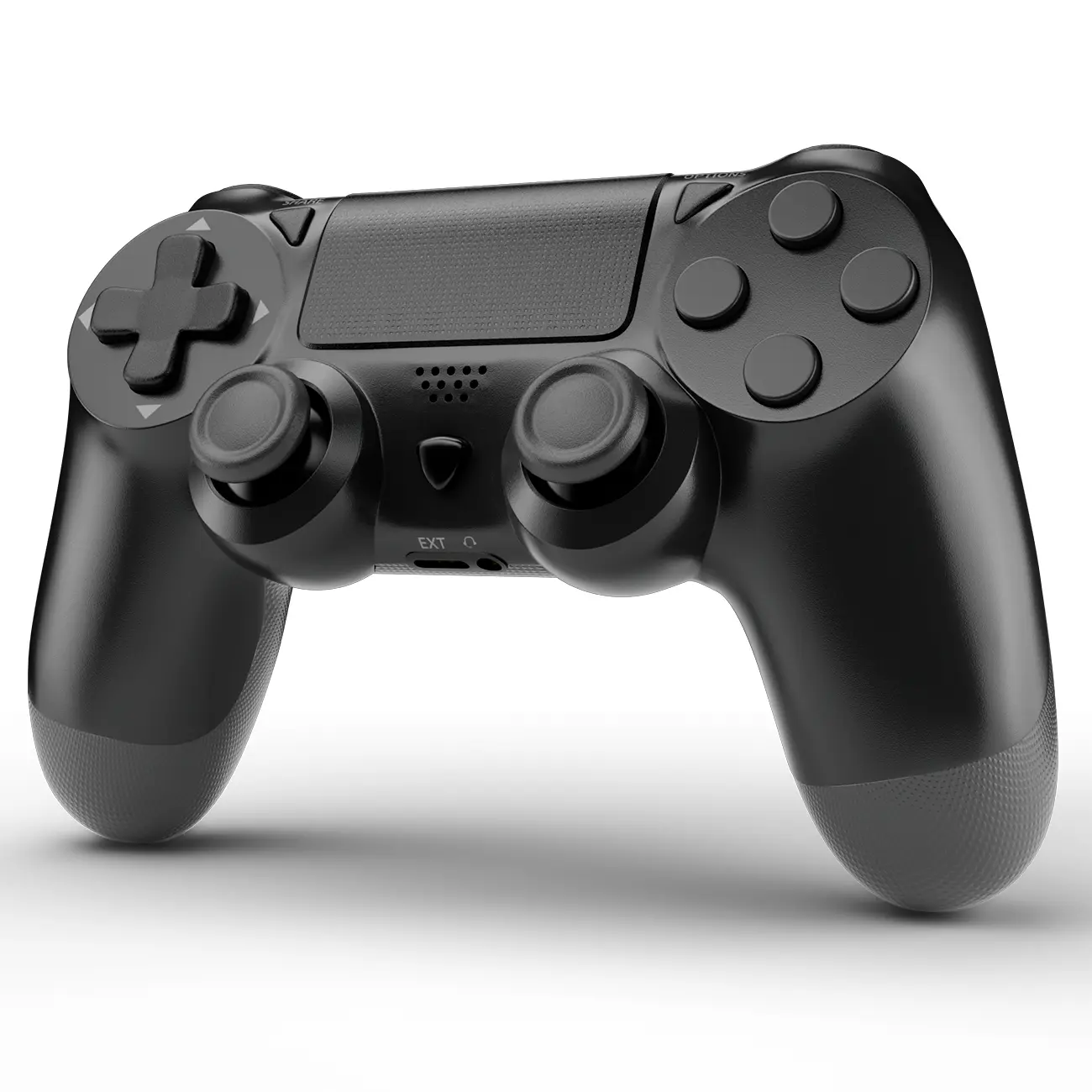 Wireless Controller Compatible with PS4/PC/Android/iOS, Black ps4 controller with Dual Vibration, Touchpad, 6-Axis Motion Sensor, Built-in Speaker & 3.5mm Headphone Jack, Charging Cable