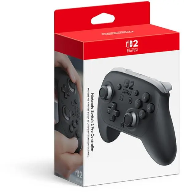 Nintendo Switch 2 Wireless Controller - PRO Model Gaming Accessory with Responsive Buttons, Button