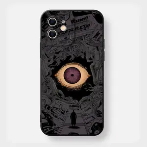 Fashion Eye Pattern Phone Case, Shockproof Soft Phone Protective Cover, Phone Accessory Compatible with iPhone 16 15 14 13 12 11 Pro Max