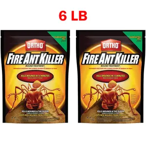 Ortho Fire Ant Killer Mound Treatment1, Kills Mounds and the Queen, Use on Lawns, Ornamentals and Flower Gardens, 6 lb.01