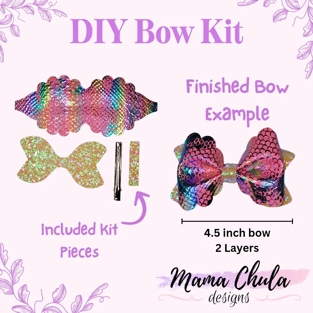 2 Layer Pinch Bow DIY Hair Bow Kit