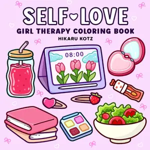 Self-Love: Girl Therapy Coloring Book to Inspire Yourself and Love Who You Are (Bold & Easy Coloring Book)