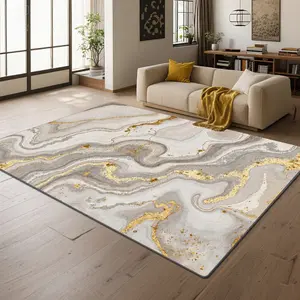 Luxury Vintage Patterned Velvet Carpet, Soft Comfortable Home Decor Rug, Living Room Sofa Mat, Bedroom Bedside Rug, Multi-Scene Use, Abstract Rugs, merry Christmas、let it snow