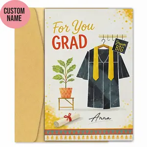 For You Grad Dream Big Graduation Card – Congrats Graduate Greeting Card