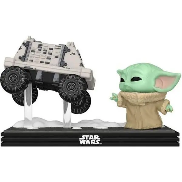 Funko POP! Moments: Mandalorian & Grogu - Grogu with Polar Mouse Droid (Star Wars)  [COLLECTIBLES] Vinyl figurine/statue, Collectible