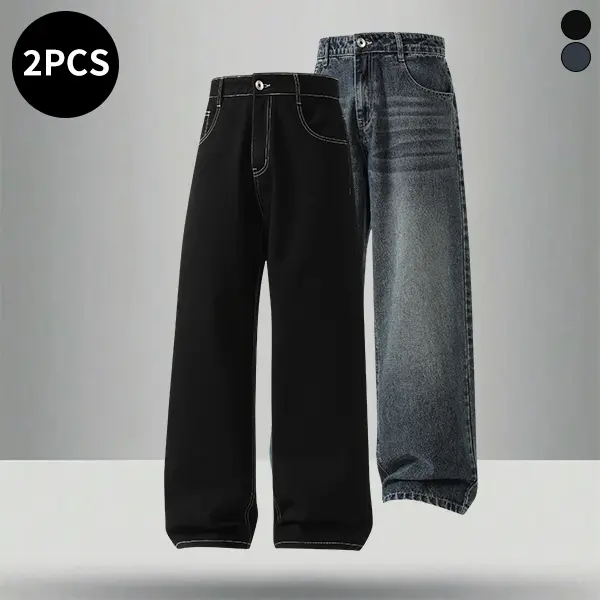 Black + Vintage Blue