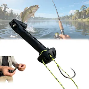 Fly Fishing Magnetic Fly Threader, Fishing Anglers Tippet Threader to Easily Rig Small Flies Tippet on Water Fishing Accessory Make Fly Tying Simpler Works