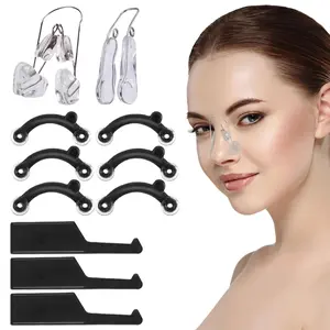 5 Pcs Nose Lifter Kit – Instant Nose Lift & Shaper Clips| Painless Silicone Bridge Straightener for Wide Nose| Reusable Beauty Tool for Women & Men