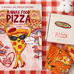 Limited Edition Kawaii Food Pizza by Jhailyn Mariel with Kawaii Socks