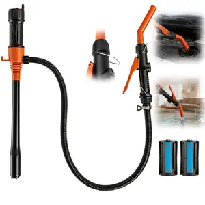 Fuel Transfer Pump,2.4 GPM Transfer Pump, Battery-Powered Fuel Pump with a 3ft Long Hose, Suitable for Water, Kerosene, Gasoline Tanks, Liquid Transfer Pump