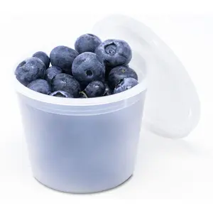 Bariatric  Portioning Containers with Easy Secure Lids by  (4 Ounce) (50 Pack)