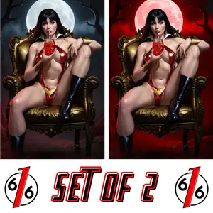 VAMPIRELLA #1 (2026) NATHAN LORENZANA 616 COMICS Virgin Variant AB Set LTD 500