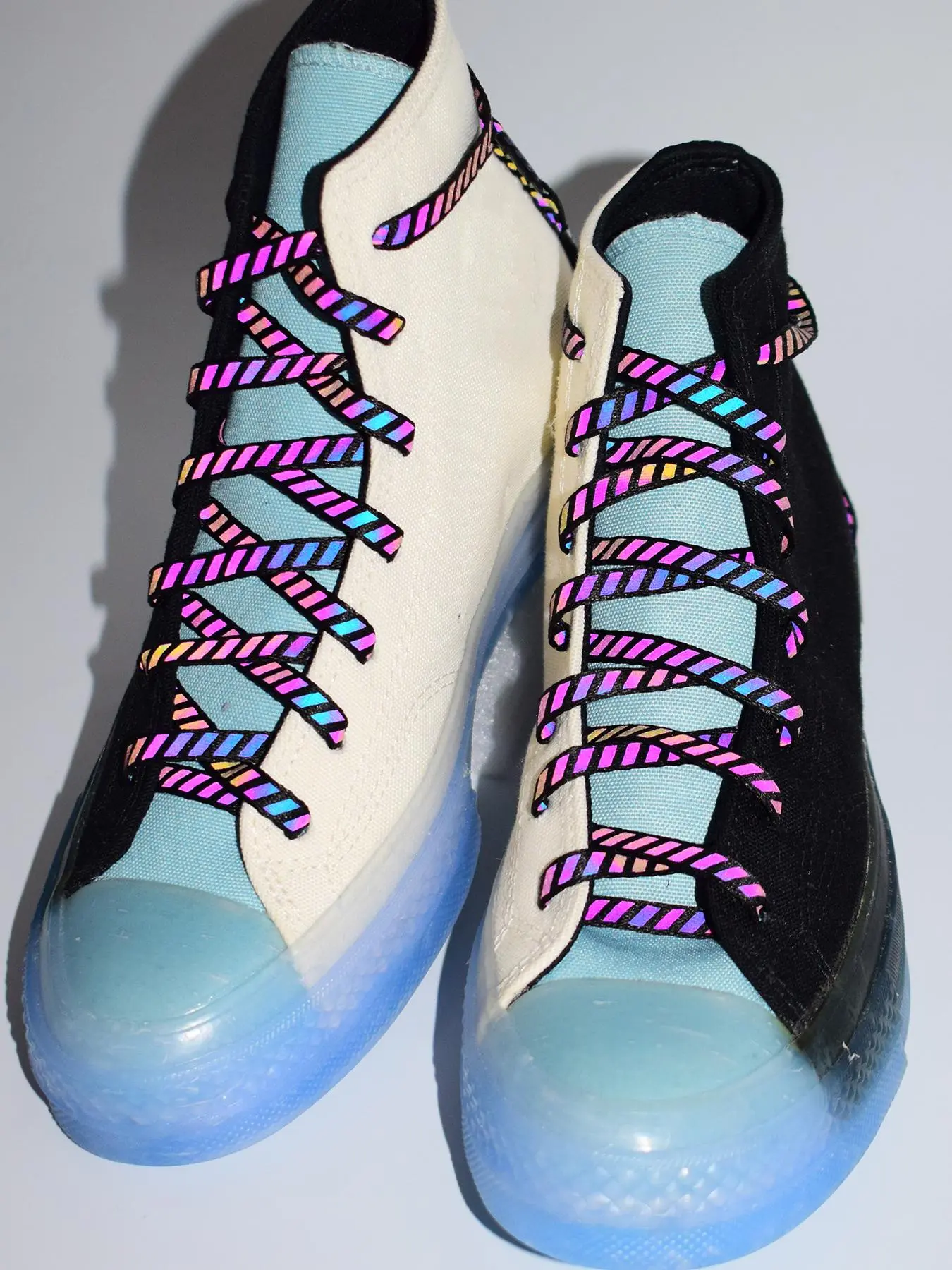 Reflective Lace Shoes, Fashionable Athletic Shoes Shoelaces, Casual Sports Sneaker Shoes Laces, Shoes Accessories for Women & Men