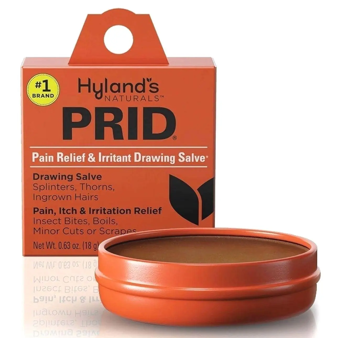 PRID Drawing Salve, Topical Skin Irritation Relief, For Splinters, Thorns, Ingrown Hairs, Itch Relief for Bug Bites, Boils, Minor Cuts and Scrapes, 18 Grams
