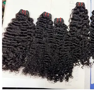 We Heart Hair Burmese Curly 11A 100% Virgin Human Hair Bundle Natural Black Color Flip Over Hair Style