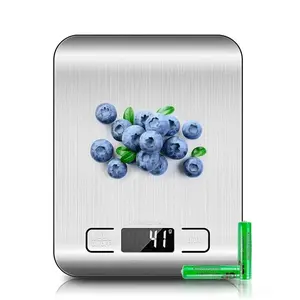 Digital Food Kitchen Scale Stainless Steel Food Weighing Scale with LCD Display