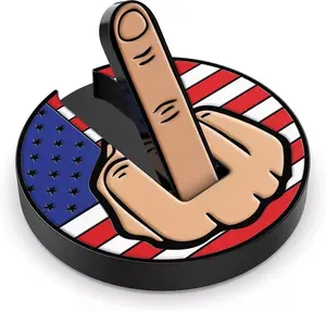 Ultimate Middle Finger Golf Ball Marker | Magnetic Hat Clip | Alignment Ball Mark | Funny Golf Accessory Cap Premium Gift for Golf Enthusiasts